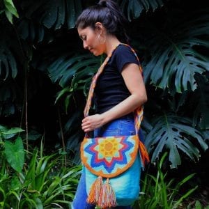 Mochila Wayuu Turquoise